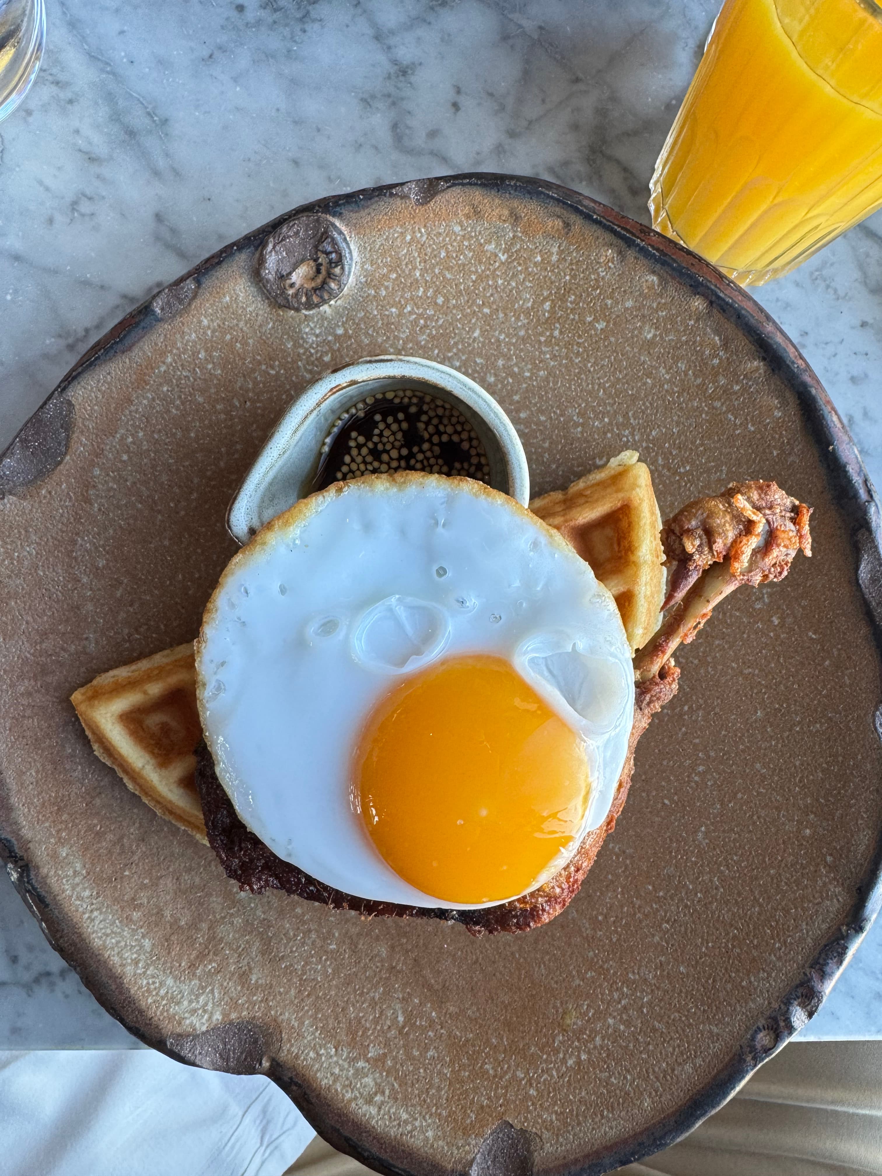 Duck & Waffle — the signature dish