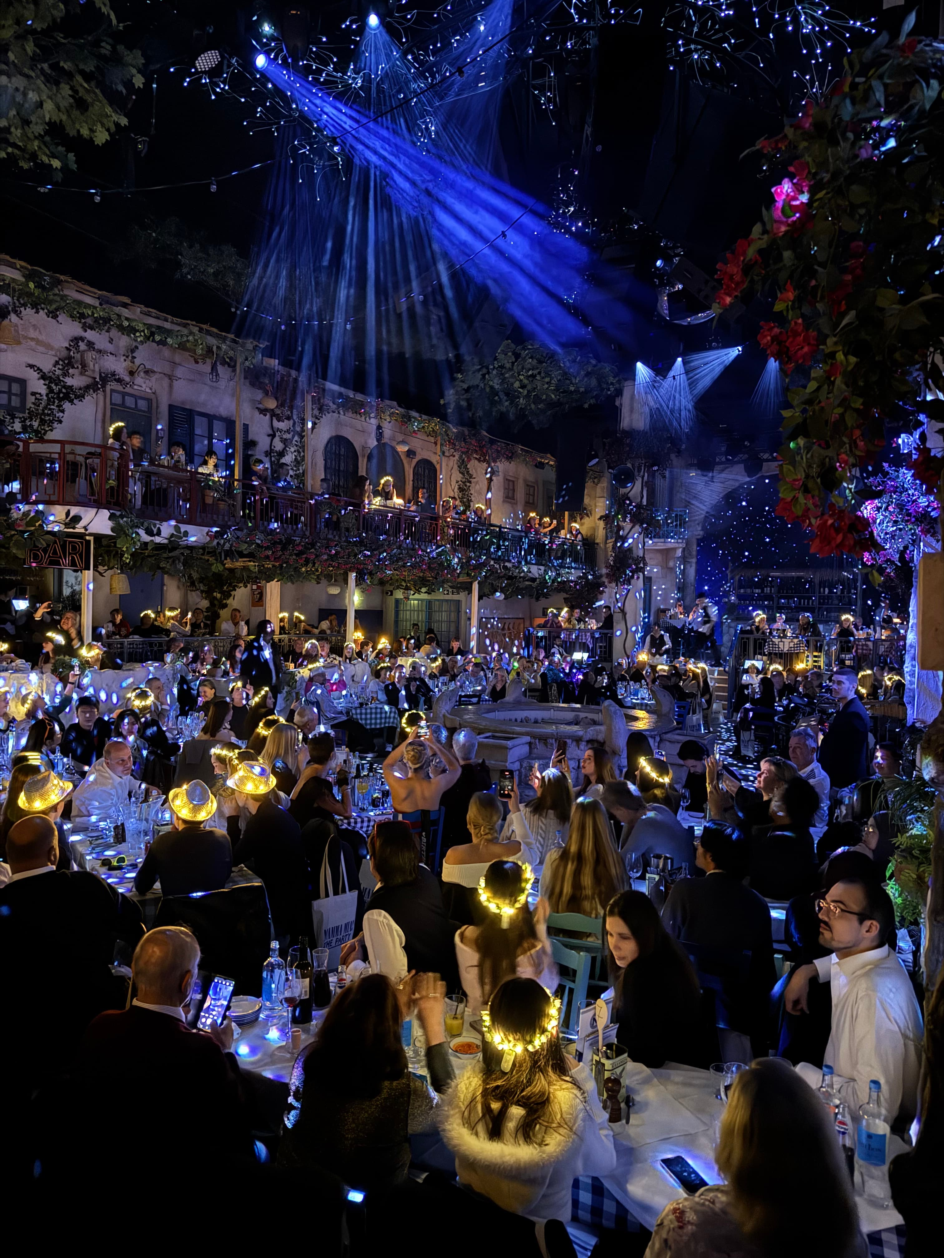 Nikos' Taverna inside The O2