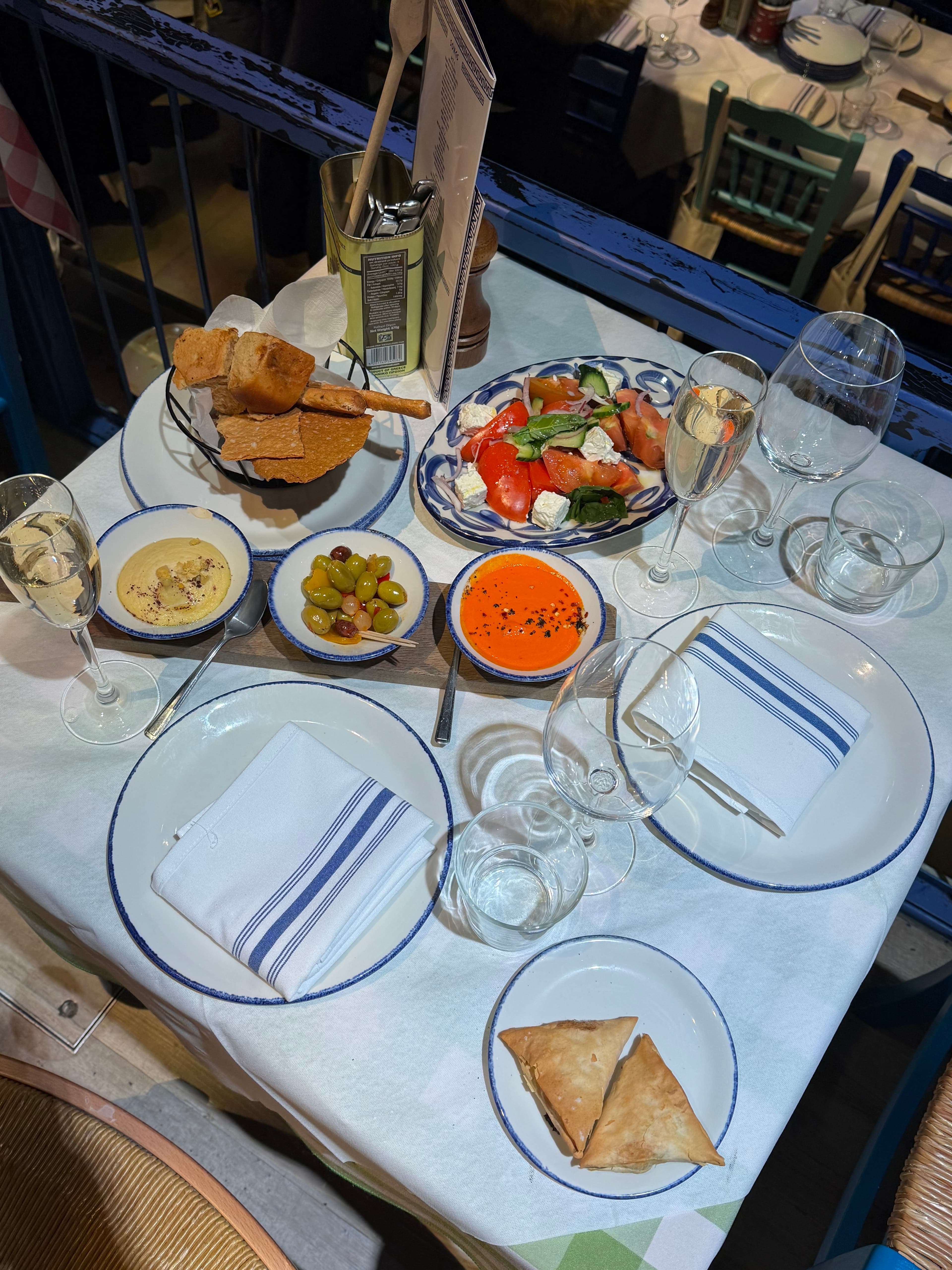 Greek starter at Mamma Mia! The Party